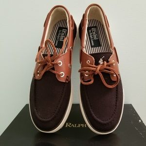 Polo by Ralph Lauren Rylander Blk/Tan Size 8D NWB